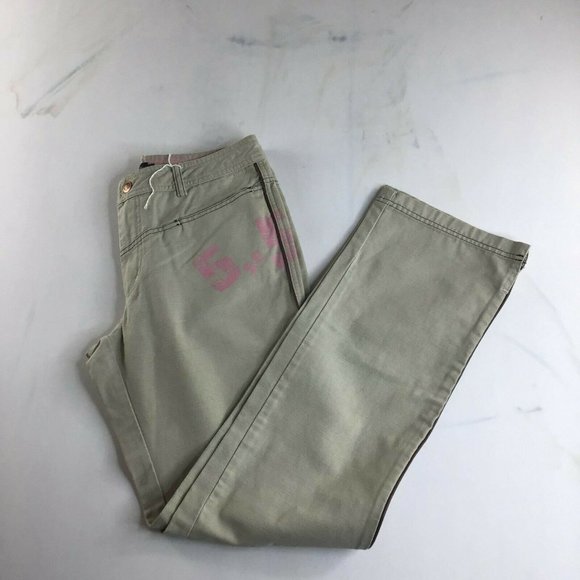 Triple Five Ivory Women's Trouser Pant Back Pocket Belt Loop Casual Size 6 - Picture 10 of 10